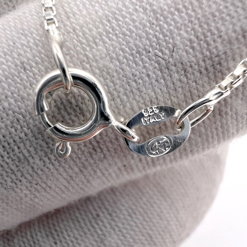 .925 Sterling Silver Dragonfly Necklace with Round Cz - Picture 10 of 14
